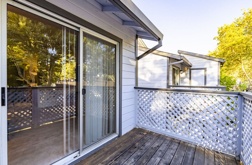 Deck of Country Brook apartment